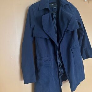 Banana Republic Deep Blue Trench Coat
